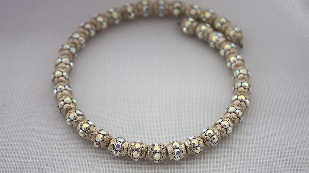Bangle Swarovski Silver Aurore Boreale Bridal