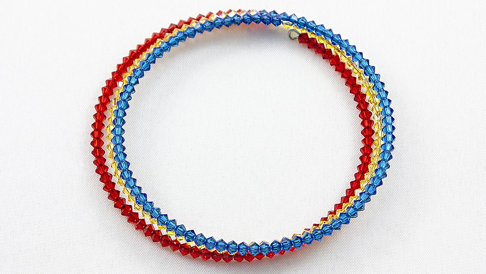 Brățară Swarovski Tricolor Românesc