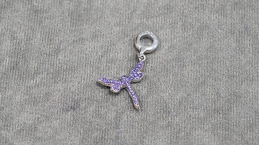 Swarovski BeCharmed Dragonfly Purple – 186553 – 18mm