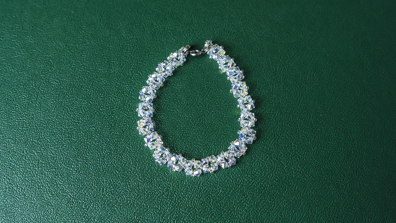 Bratara Statement Swarovski Aurore Boreale Bridal