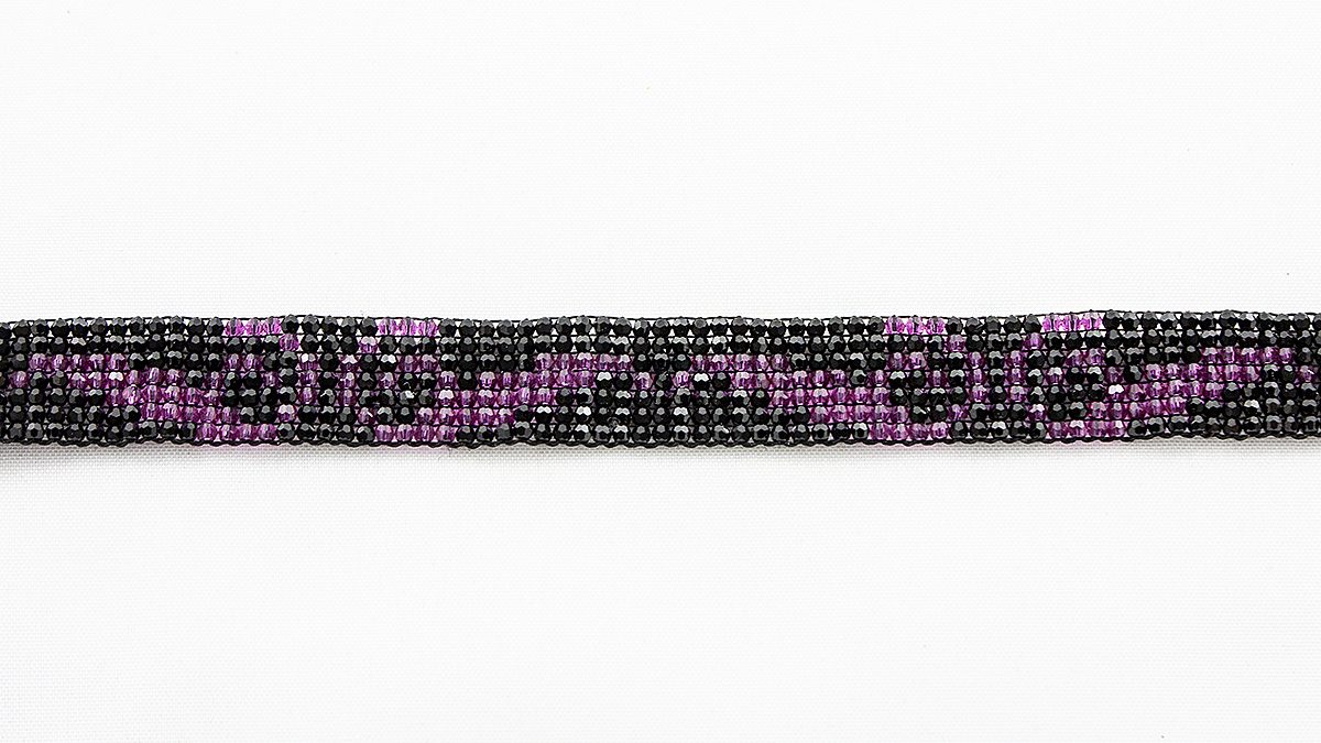 Brățară Swarovski Țesută Spirals Fuchsia