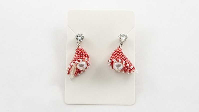 Cercei Swarovski Ballerina Red