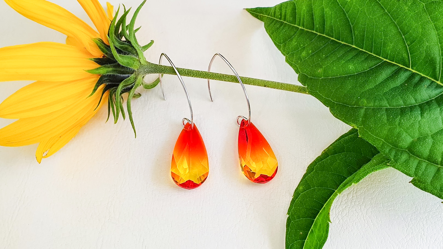 Cercei Fireopal Argint
