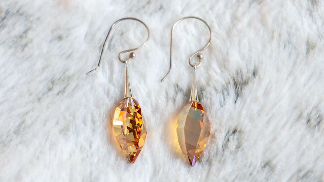 Cercei Swarovski Metallic Sunshine (Large) AG