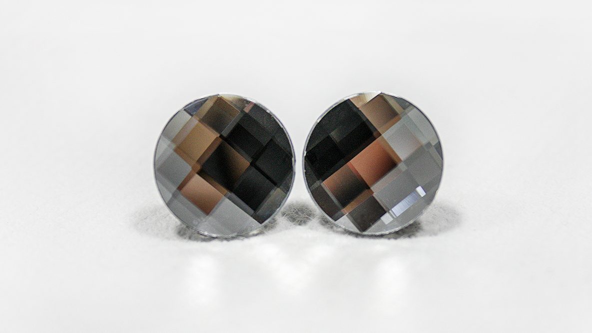 Cercei Stud Swarovski Crystal Round