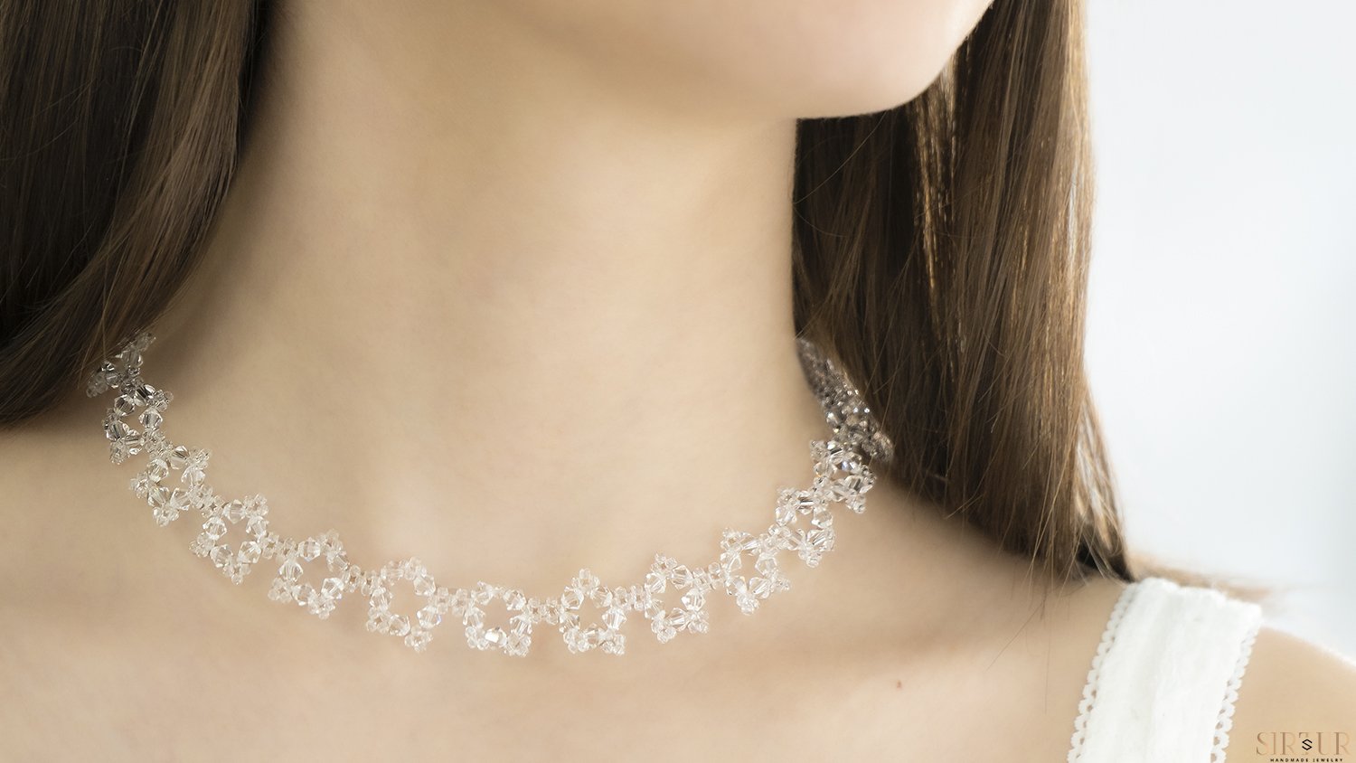 Colier Mireasa Model Stelute | Bridal Necklace