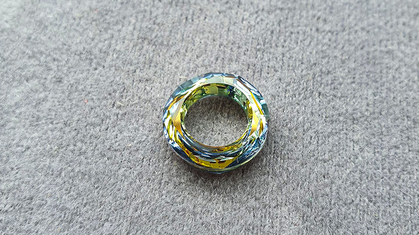 Element Fancy Stone, 4139, Cosmic Ring, Sahara, 14mm