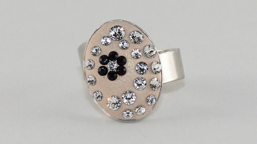 Inel Ceralun Flower Oval Unicat