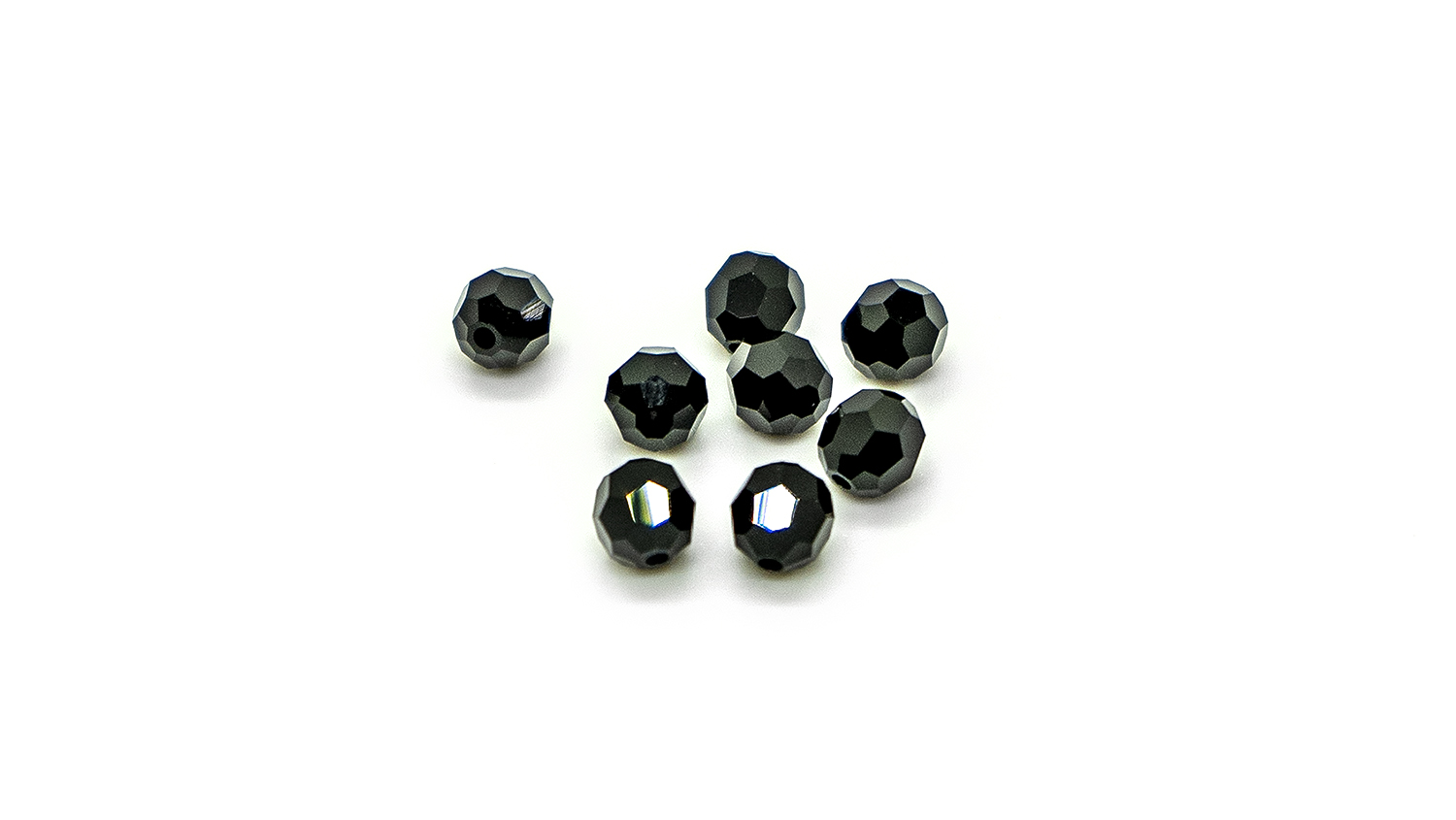 Margea Round Bead 5000, Jet, 4mm