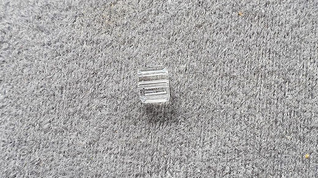 Margea Cube Bead, 5601, Crystal, 4mm
