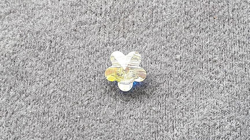 Margea Flower Bead, 5744, Aurore Boreale, 8mm