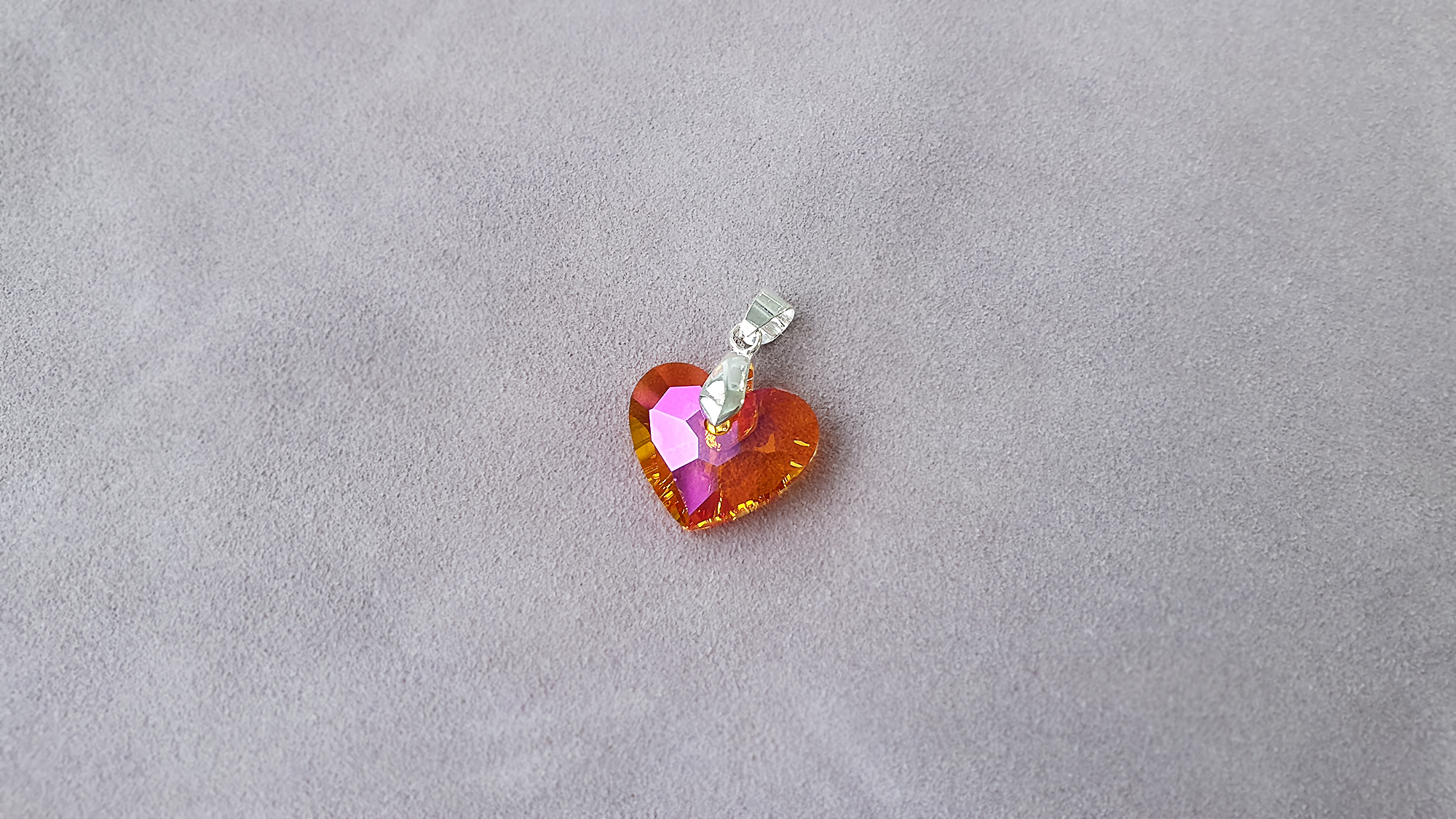 Pandantiv Astral Pink Inima *Swarovski*
