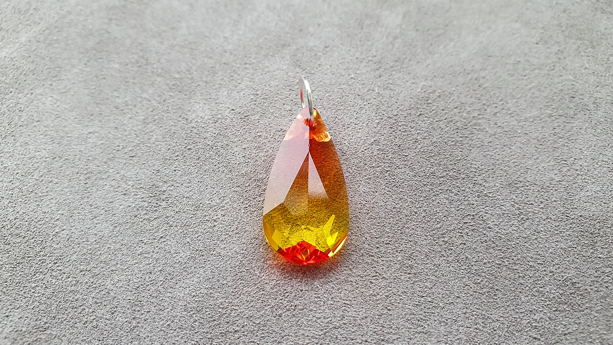 Pandantiv Fireopal Lacrima *Swarovski*