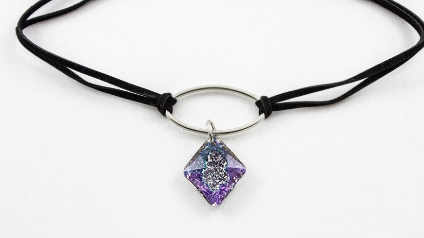 Pandantiv Growing Crystal Vitrail Light Choker