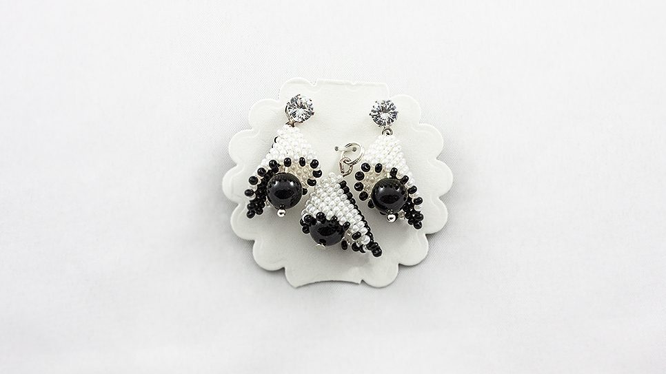 Set Swarovski Ballerina White & Black