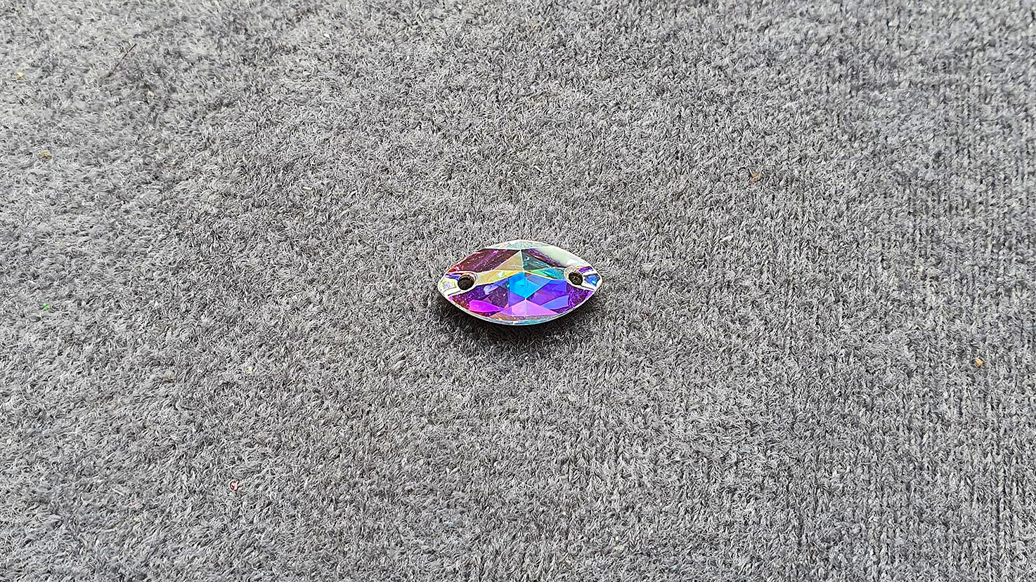 Swarovski Sew-On Stone 3223 AB 12x6mm