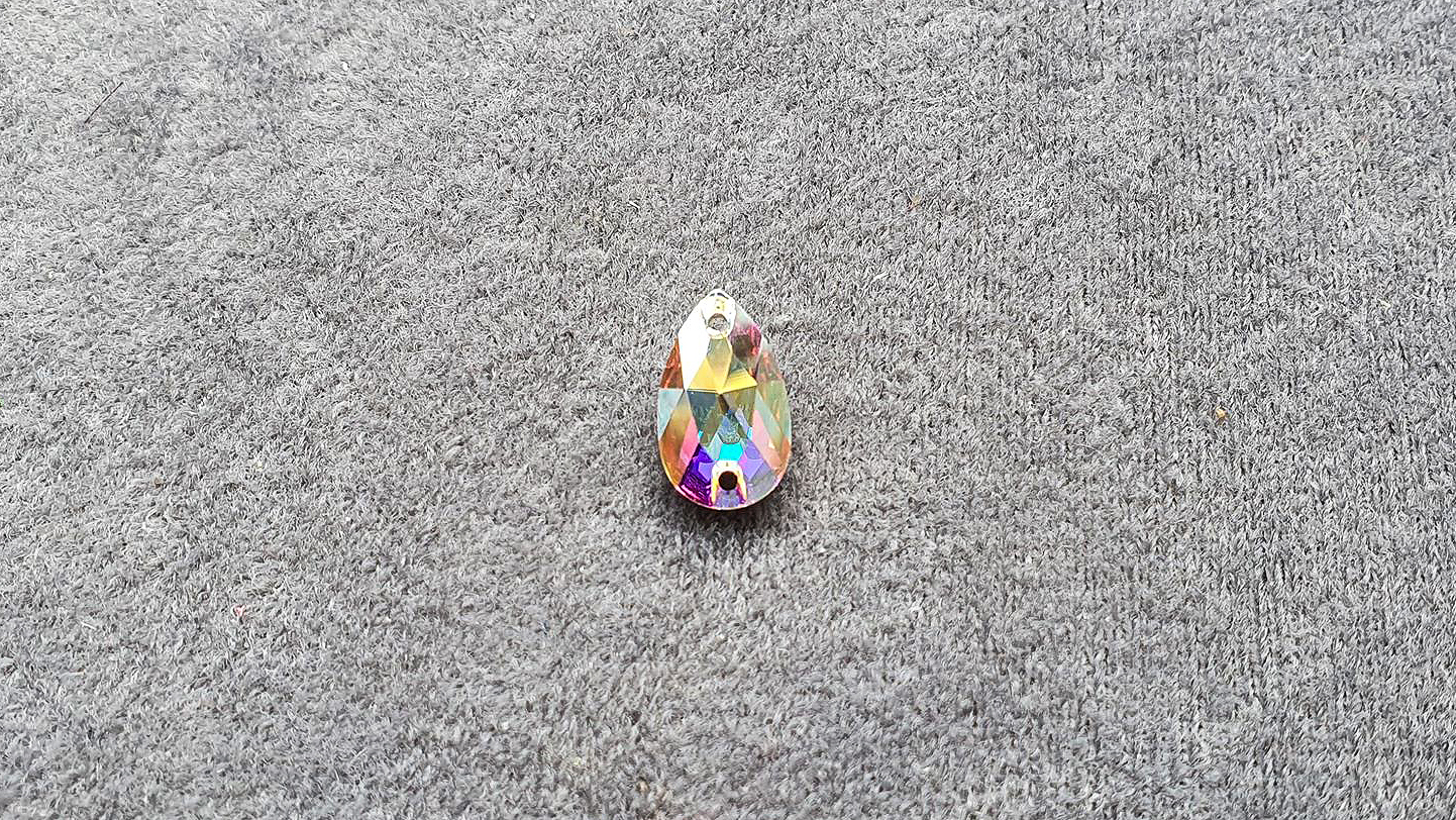 Swarovski Sew-On Stone 3230 AB 12x7mm